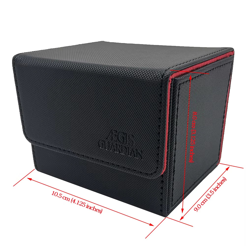 100+ Horizontally Inserted  Card Protection Box Is Suitable for Trading Table Game Cards TCG Storage Card Box