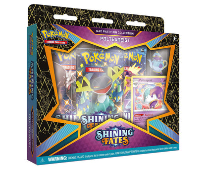 TCG: Sword & Shield - Shining Fates Mad Party Pin Collection (Assorted)