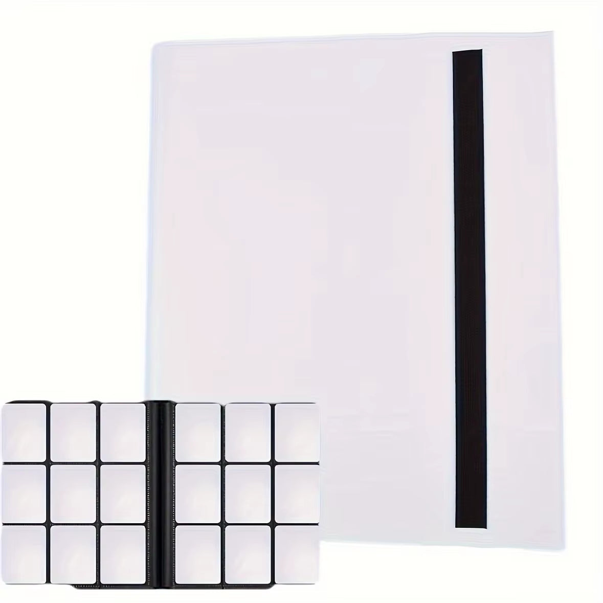 Trading Card Binder 9 Pocket Pages,20 Sheets 360 Game Card Book Binders for Soccer Basketball Cards,Sports & Game Cards